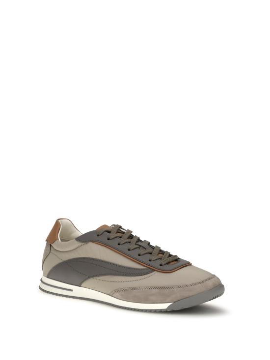 26FW 브루넬로 쿠치넬리 스니커즈 MZUMNGA357 CHC90 BEIGE - BRUNELLO CUCINELLI