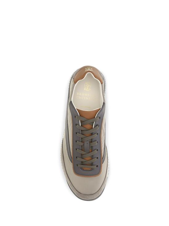 26FW 브루넬로 쿠치넬리 스니커즈 MZUMNGA357 CHC90 BEIGE - BRUNELLO CUCINELLI