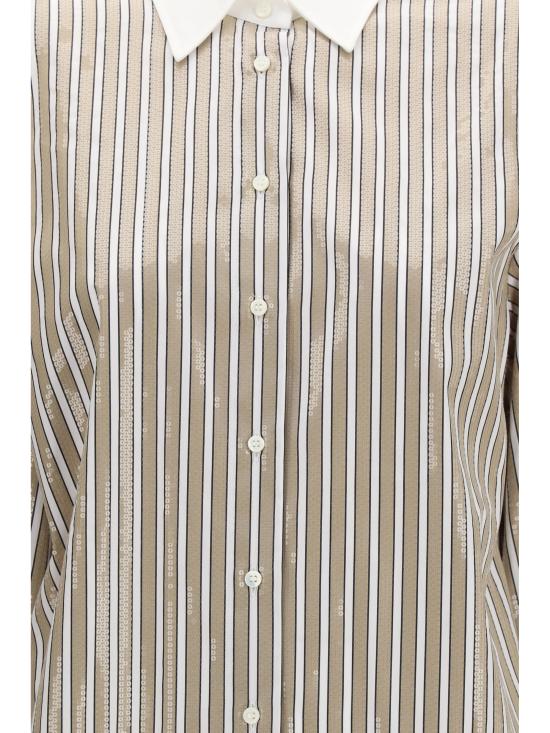 26SS 브루넬로 쿠치넬리 블라우스 MH749MX306 C002 BEIGE - BRUNELLO CUCINELLI
