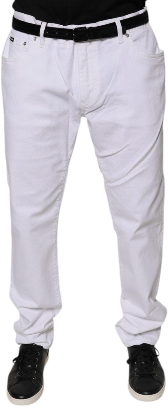 26FW 돌체앤가바나 데님 팬츠 9748745978142 WHITE - DOLCE & GABBANA