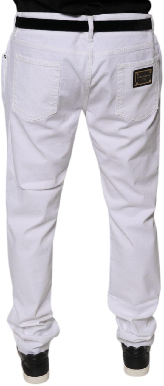 26FW 돌체앤가바나 데님 팬츠 9748745978142 WHITE - DOLCE & GABBANA