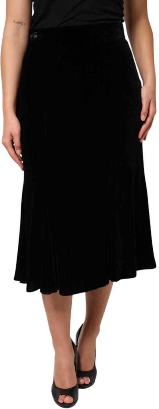 26FW 돌체앤가바나 미디 스커트 9799574716702 BLACK