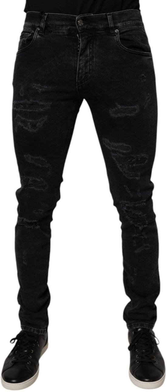 26FW 돌체앤가바나 데님 팬츠 49745093656862 BLACK - DOLCE & GABBANA