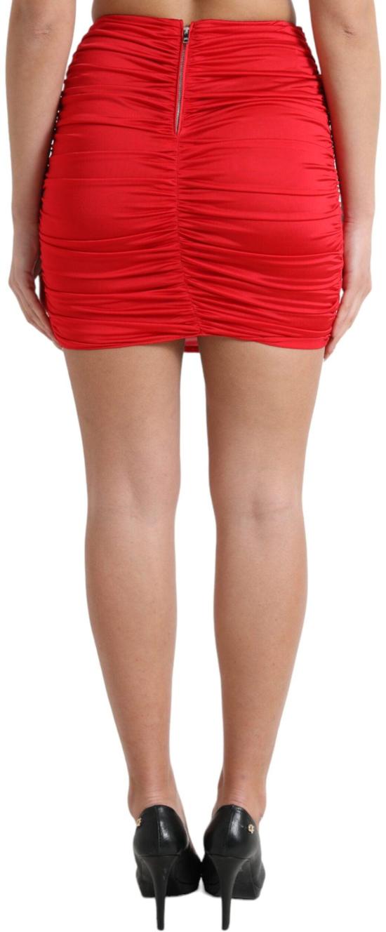 26FW 돌체앤가바나 숏 스커트 9069623640350 RED - DOLCE & GABBANA