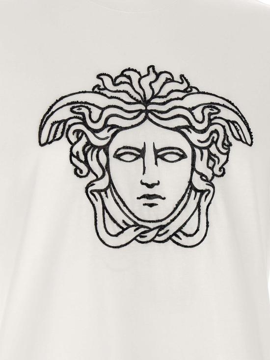 25FW 베르사체 탑 15798350545182 BLACK - VERSACE