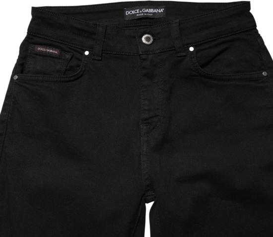 26FW 돌체앤가바나 데님 팬츠 9938239717662 BLACK - DOLCE & GABBANA