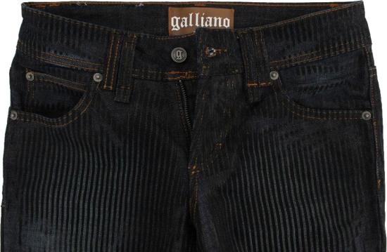26FW 갈리아노 데님 팬츠 9664982253854 BLUE - GALLIANO