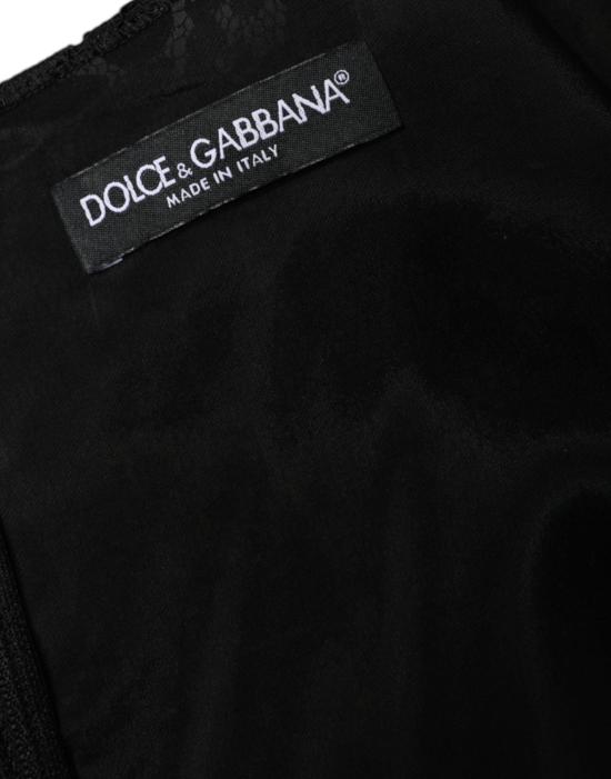 26FW 돌체앤가바나 미디 원피스 9535925387550 BLACK - DOLCE & GABBANA