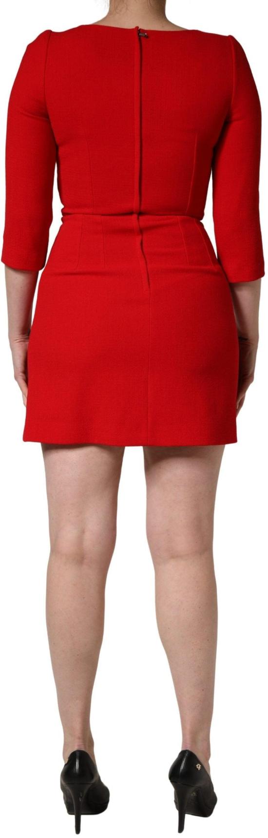 26FW 돌체앤가바나 숏 원피스 50708861190430 RED - DOLCE & GABBANA