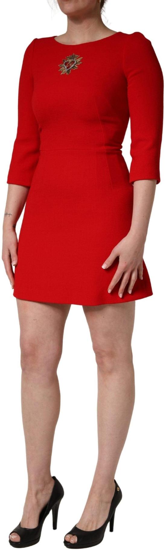 26FW 돌체앤가바나 숏 원피스 50708861190430 RED - DOLCE & GABBANA