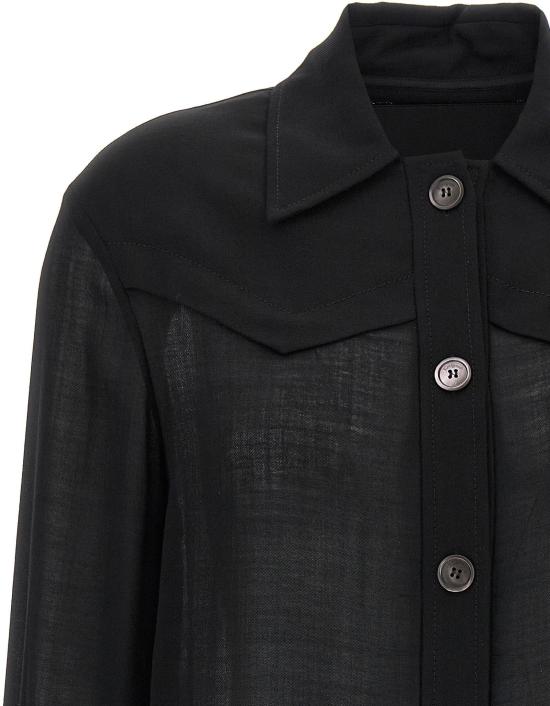 26FW 살바토레 페라가모 긴팔 티셔츠 10120188592414 BLACK - SALVATORE FERRAGAMO