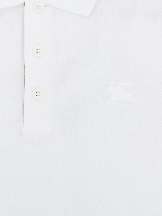 26FW 버버리 코튼 폴로셔츠 8126937 A1464 WHITE - BURBERRY