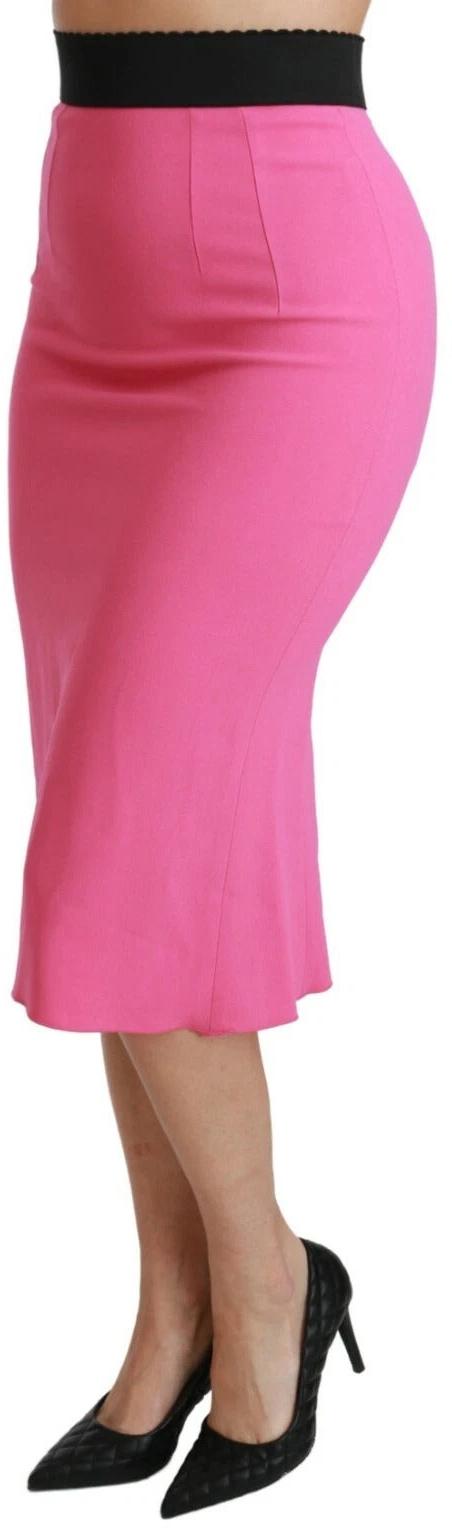 26FW 돌체앤가바나 롱 스커트 9839264825630 PINK - DOLCE & GABBANA