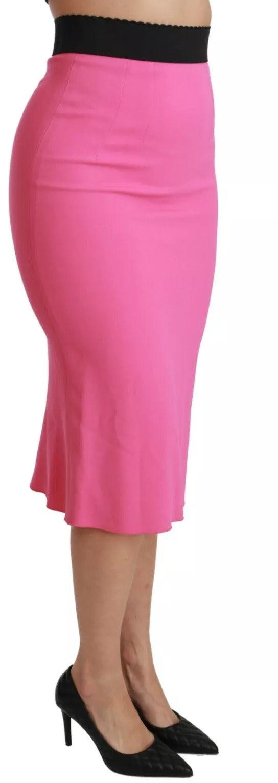 26FW 돌체앤가바나 롱 스커트 9839264825630 PINK - DOLCE & GABBANA