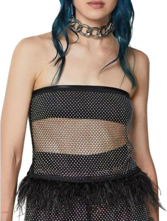 26FW 파트리지아페페 탑 50616091443486 BLACK - PATRIZIA PEPE
