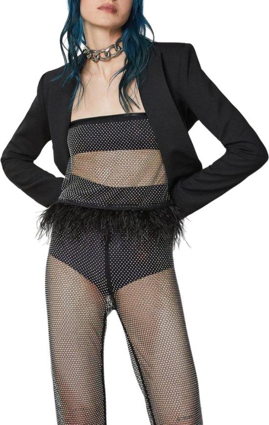 26FW 파트리지아페페 탑 50616091443486 BLACK