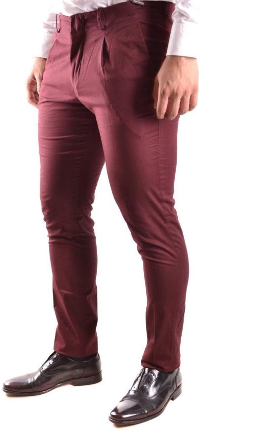 26FW 마이클 코어스 치노 팬츠 9840811999518 MAROON - MICHAEL KORS