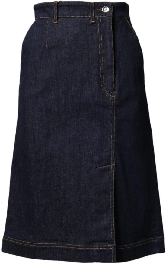26FW 돌체앤가바나 미디 스커트 50388493140254 BLUE - DOLCE & GABBANA