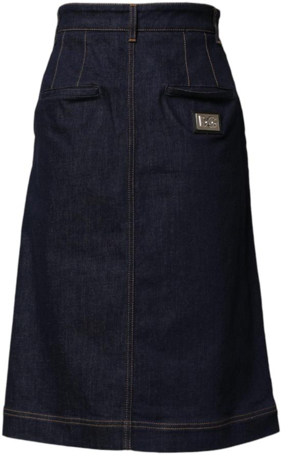 26FW 돌체앤가바나 미디 스커트 50388493140254 BLUE - DOLCE & GABBANA