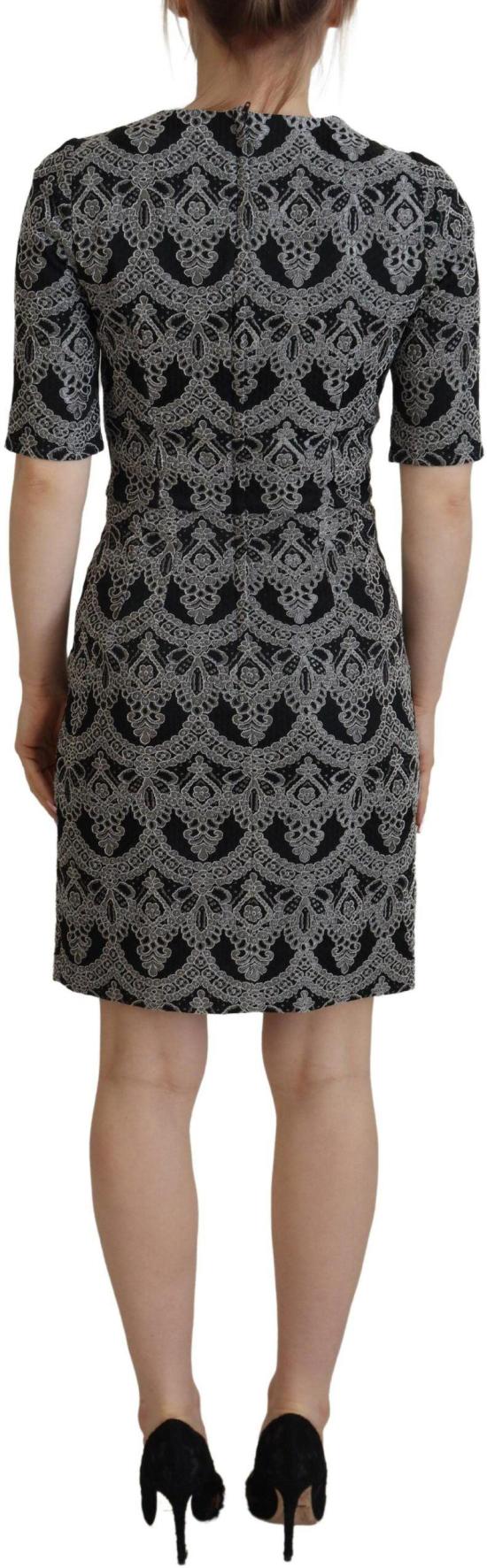 26FW 돌체앤가바나 미디 원피스 47949361283358 BLACK - DOLCE & GABBANA