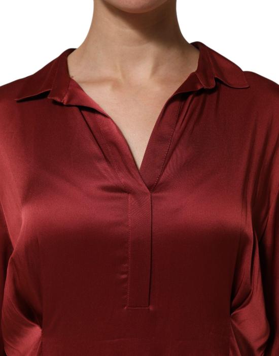 26FW 파비아나 필리피 롱 원피스 9844142440734 MAROON - FABIANA FILIPPI