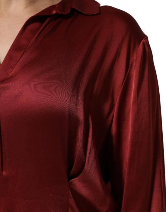 26FW 파비아나 필리피 롱 원피스 9844142440734 MAROON - FABIANA FILIPPI