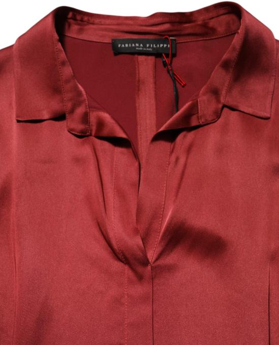 26FW 파비아나 필리피 롱 원피스 9844142440734 MAROON - FABIANA FILIPPI