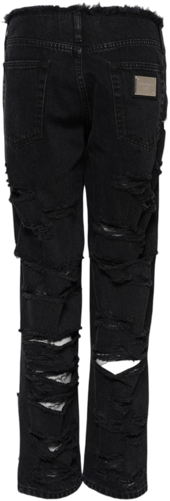 26FW 돌체앤가바나 데님 팬츠 9798790840606 BLACK - DOLCE & GABBANA