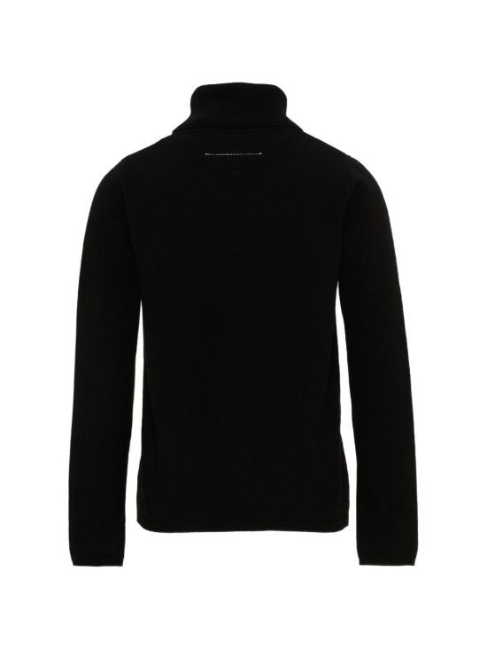 26FW [키즈] MM6 메종마르지엘라 니트/스웻셔츠 M61064MM06Q M6900 Nero - MM6 MAISON MARGIELA