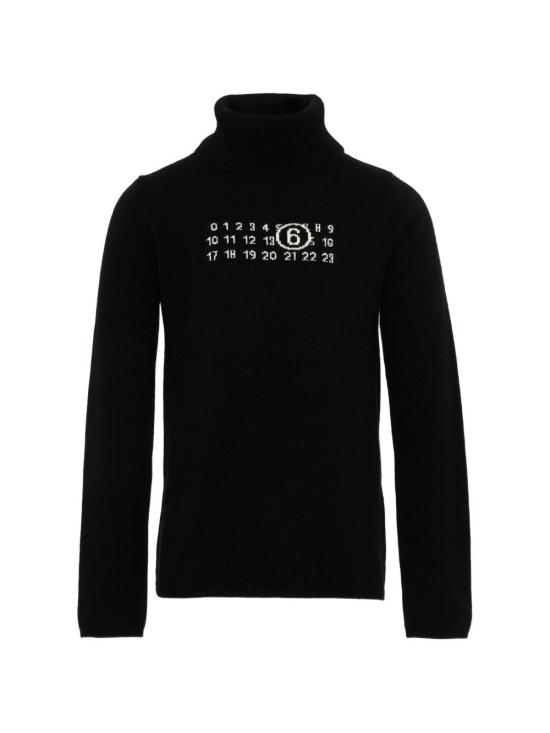 26FW [키즈] MM6 메종마르지엘라 니트/스웻셔츠 M61064MM06Q M6900 Nero