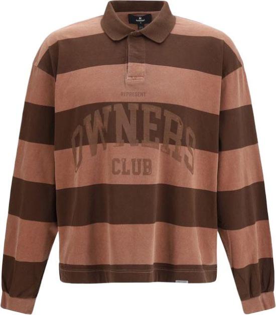 25FW 리프레젠트 폴로 티셔츠 10094914404638 BROWN