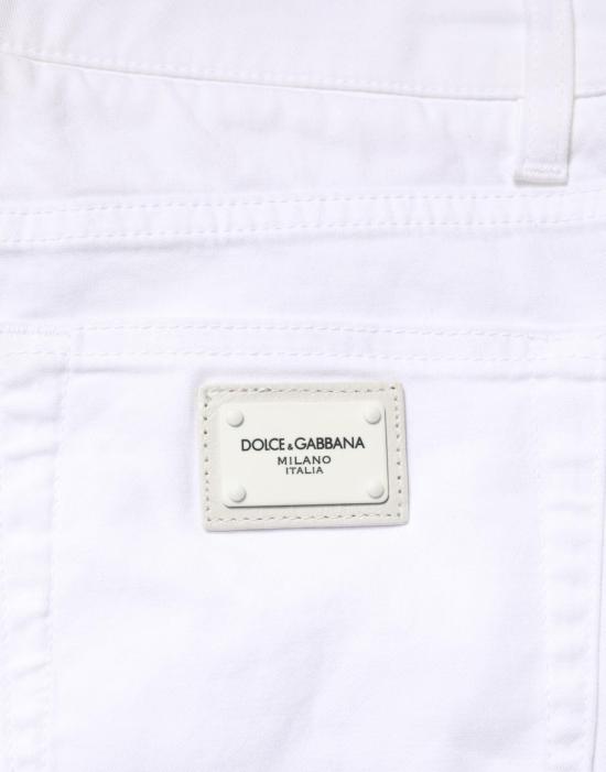 26FW 돌체앤가바나 데님 팬츠 9949691183390 WHITE - DOLCE & GABBANA