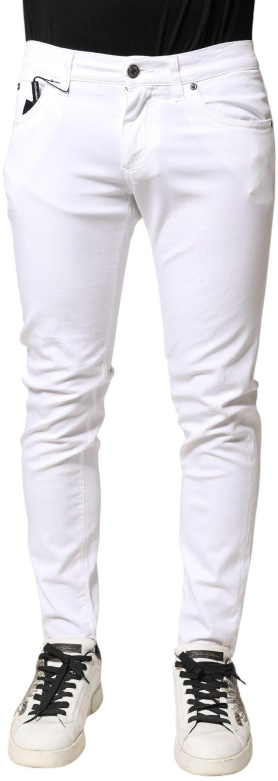 26FW 돌체앤가바나 데님 팬츠 9949691183390 WHITE