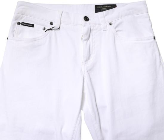 26FW 돌체앤가바나 데님 팬츠 9949691183390 WHITE - DOLCE & GABBANA