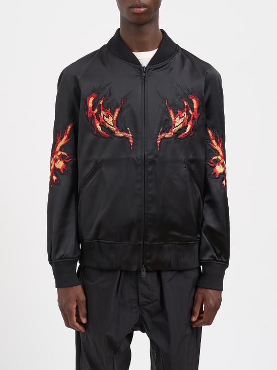 26FW 와이쓰리 봄버 자켓 RKR1110 Black