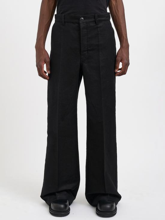 26FW 릭 오웬스 스트레이트 팬츠 RRU02F4332MOR09 Black