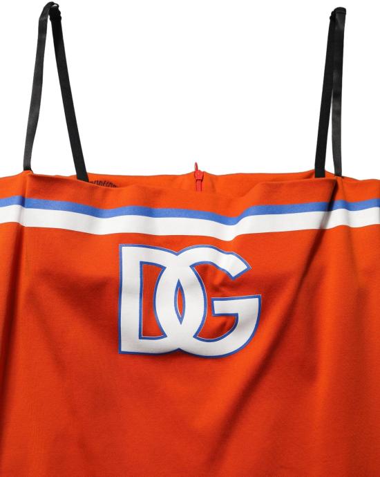 26FW 돌체앤가바나 숏 원피스 50801665442078 ORANGE - DOLCE & GABBANA