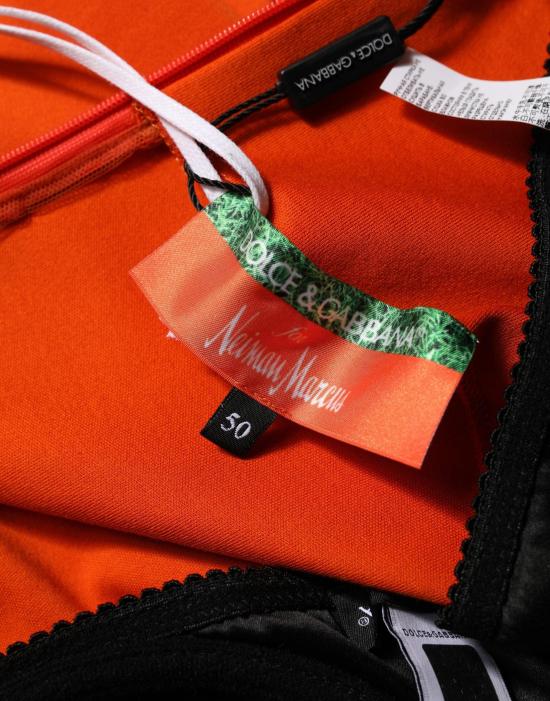 26FW 돌체앤가바나 숏 원피스 50801665442078 ORANGE - DOLCE & GABBANA
