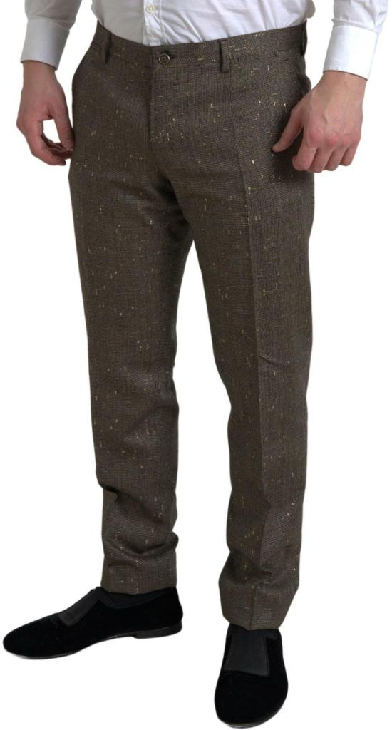 26FW 돌체앤가바나 치노 팬츠 9635978248478 BROWN - DOLCE & GABBANA