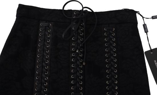 26FW 돌체앤가바나 숏 스커트 47949914636574 BLACK - DOLCE & GABBANA