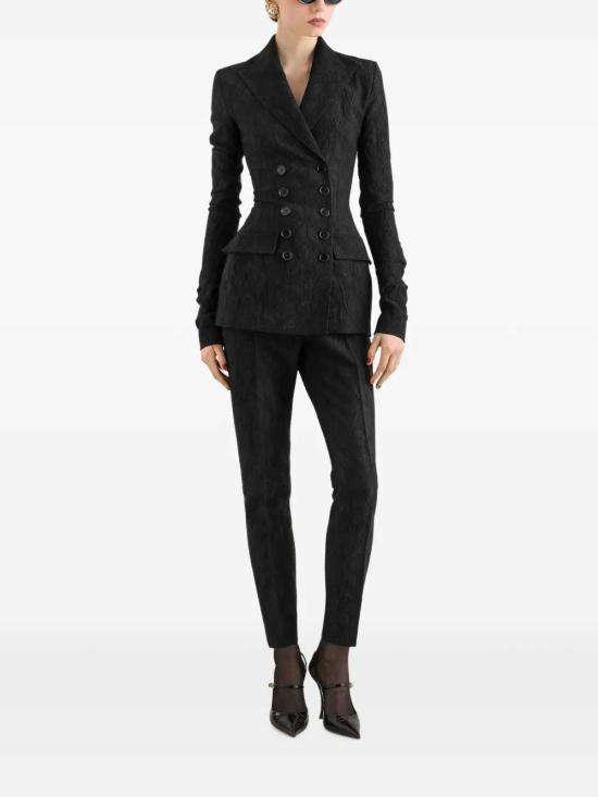 26FW 돌체앤가바나 스트레이트 팬츠 FTC89TFJCAN N0000 NERO - DOLCE & GABBANA