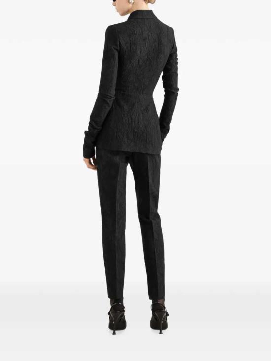 26FW 돌체앤가바나 스트레이트 팬츠 FTC89TFJCAN N0000 NERO - DOLCE & GABBANA