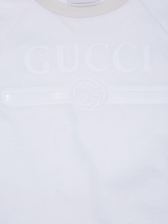 26FW [키즈] 구찌 티셔츠 864634 XJHW6 9043 DUSTY WHITE - GUCCI