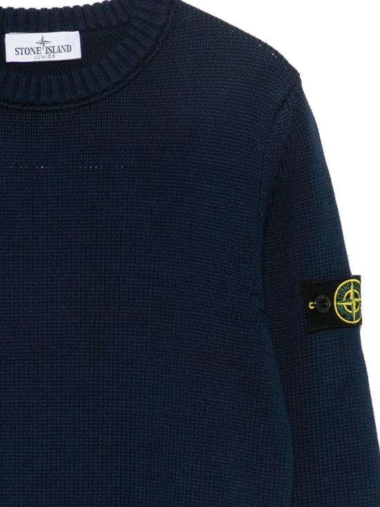 26FW [키즈] 스톤 아일랜드 니트/스웻셔츠 5100019 S01A2V0020 Blu - STONE ISLAND
