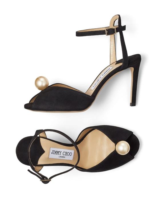 26FW 지미추 힐/펌프스 SACORA85AOB BW Nero - JIMMY CHOO
