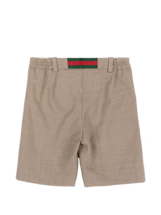 26FW [키즈] 구찌 쇼츠/버뮤다 863987 XWA86 2004 BROWN CREAM MIX - GUCCI
