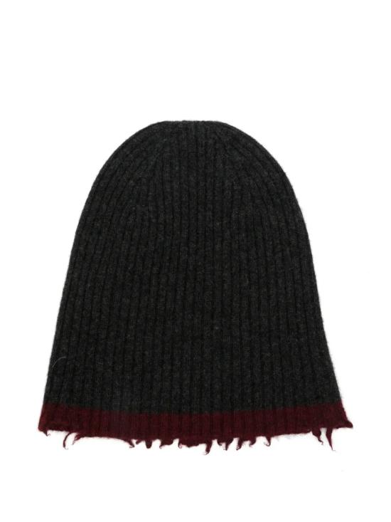 26FW 우마 왕 비니 UK0051 WS UW894 DARK GREY RED - UMA WANG