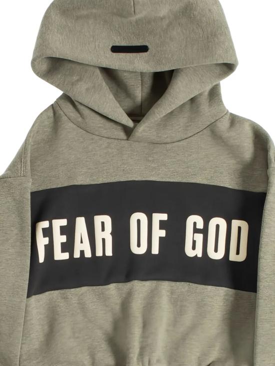 26SS [키즈] 피어오브갓 티셔츠 RW00328 0135 SEAL HEATHER IRON GREY - FEAR OF GOD
