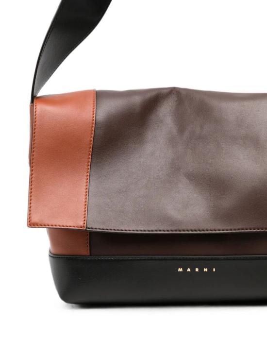 26FW 마르니 숄더백 SBMP0282U2 P8902 ZP263 BARK SUDAN BLACK - MARNI