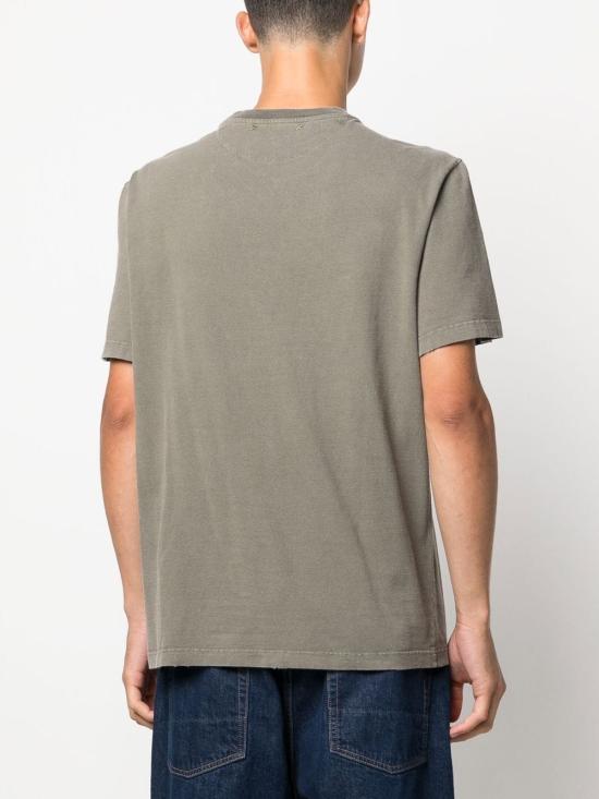 26FW 골든구스 퍼포레이티드 하트 앤트러사이트 코튼 저지 티셔츠 GMP01220P000671 35479 GRIGIO - GOLDEN GOOSE